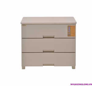 Tủ nhựa Song Long Milan 3 tầng