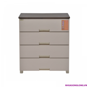 Tủ nhựa Song Long Milan 4 tầng