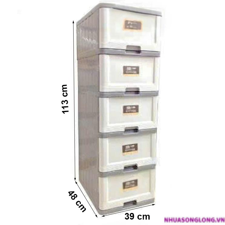 Tủ nhựa Song Long T880-5 (5 tầng)