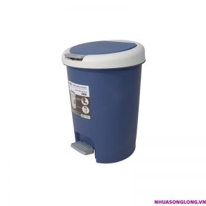 Bật rác tròn 2 nắp 6.5L - Nhựa Song Long