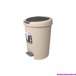 Bật rác tròn 2 nắp 10L - Nhựa Song Long