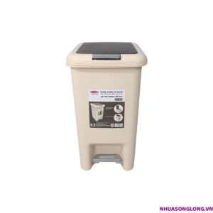 Bật rác vuông 2 nắp 6.5L