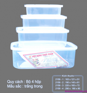 Bộ Hộp Thực Phẩm - 2159